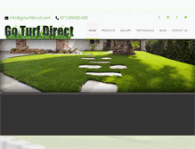 Tablet Screenshot of goturfdirect.com